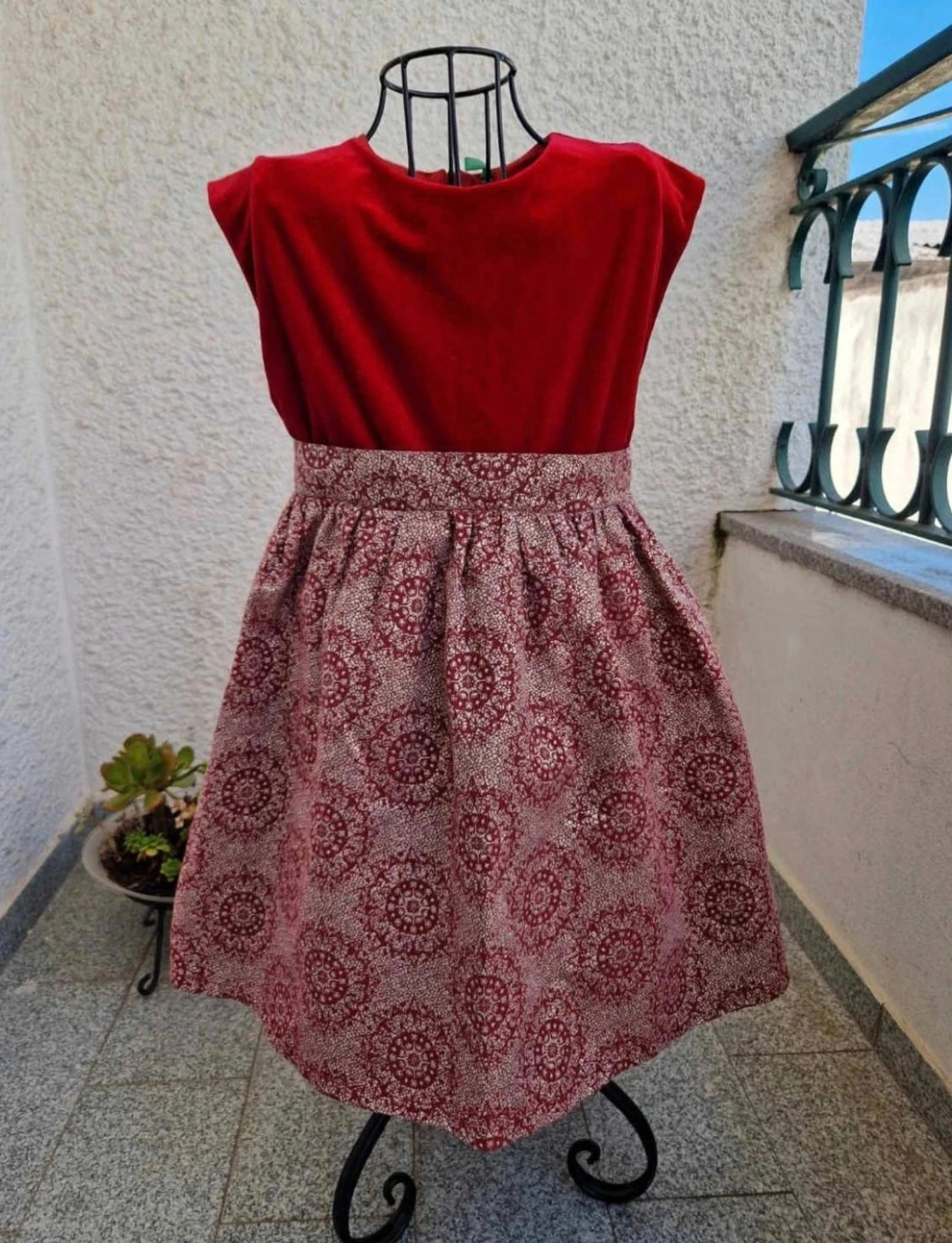 Vestido Benetton Festa | Robe de Fête / Noël Benetton